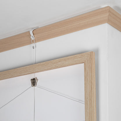 STAS windsor rail: durable ayous wood, ideal for wood picture rails and wall decor.