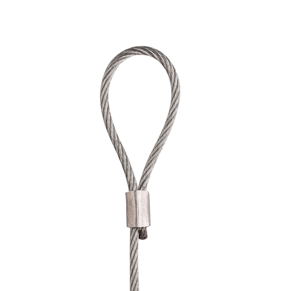 STAS steel cable with loop ideal for moulding and dado rail, holds up to 33 lbs with zipper hook.