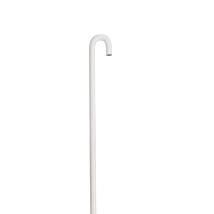 STAS j-rail rod 3mm works with spring hook, holds up to 15kg, in white and aluminum, 150cm and 200cm.