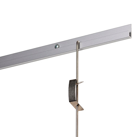 STAS j-rail + installation kit: Easy gallery hanging system for versatile gallery hanging.