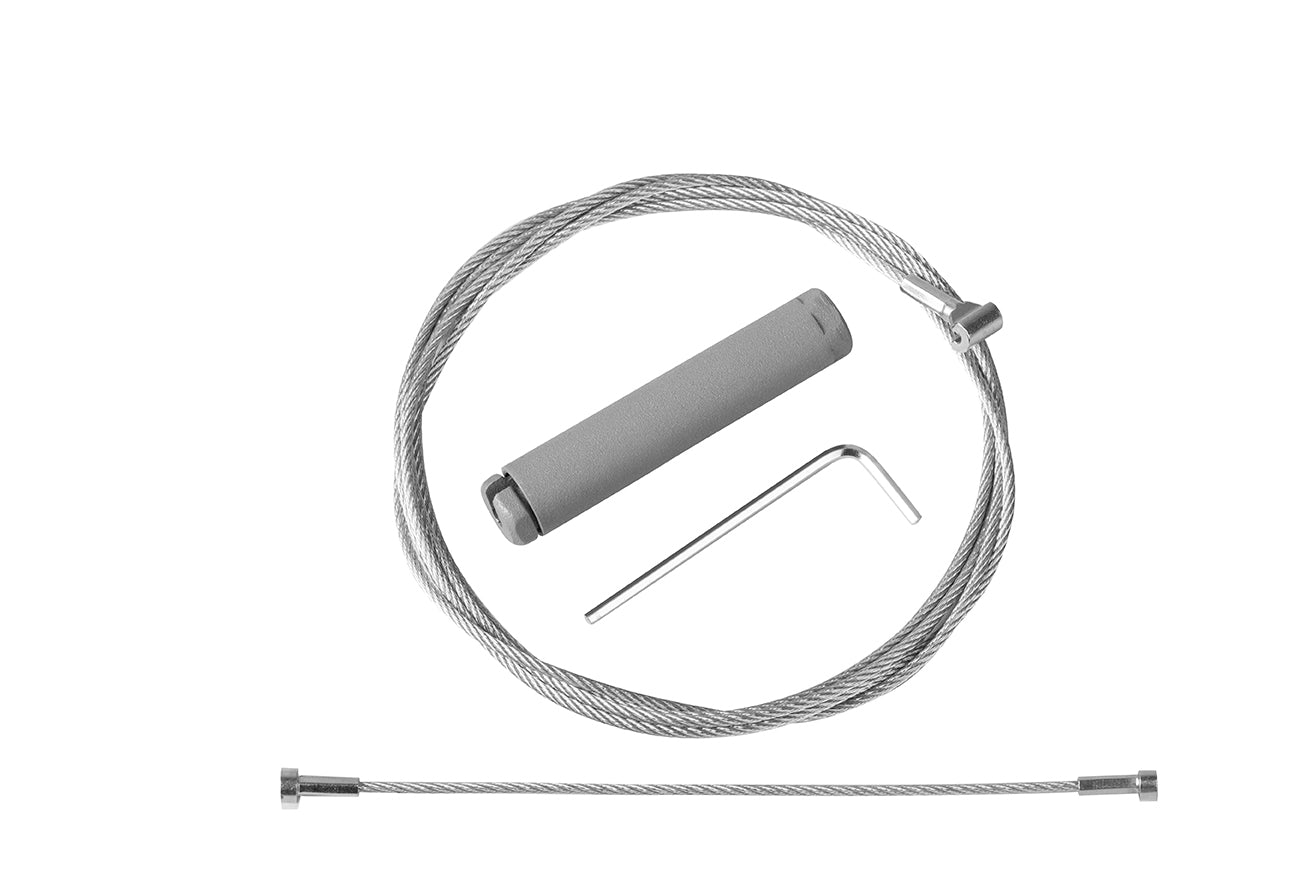 STAS v-tense vertical tension cable system offers sturdy cable hanging for frames up to 300cm.