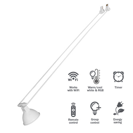STAS Wi-Fi smart-led: Dimmable, voice-controlled smart lighting.