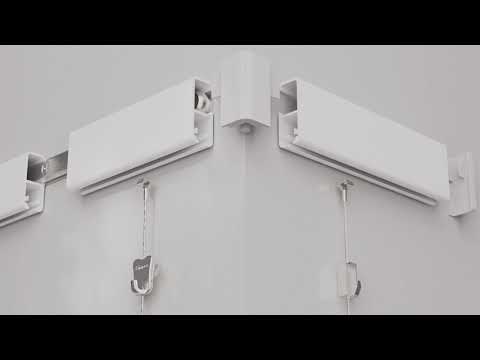 STAS cliprail pro is a robust picture rail hanging system ideal for heavy art pieces, maintaining an elegant look.
