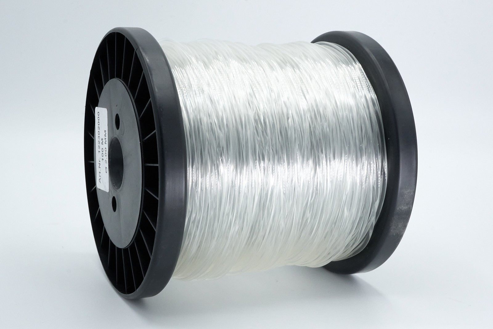 STAS perlon cord: Combines strength and subtlety with 100m Ø2mm clear cable.