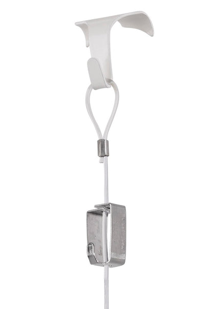 STAS picture rail hanging cord; secure and versatile for up to 15 kg loads.