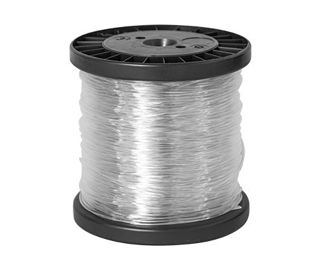 STAS perlon cord: 100m roll of Ø2mm clear cord, perfect for invisible hanging on picture rails.