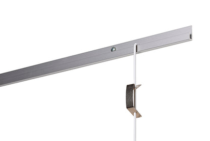 STAS j-rail + installation kit: Install easily on high walls for art display.