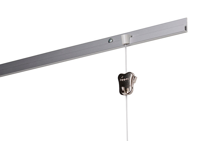 STAS j-rail + installation kit: Install j-rail gallery hanging system with included screws & plugs.