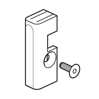 STAS security set includes collar + cap for 4x4mm rods.