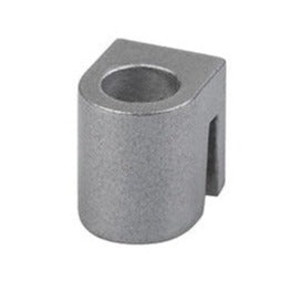 STAS j-rail cylinder hook is designed for j-rail systems with a sleek white or aluminium finish.