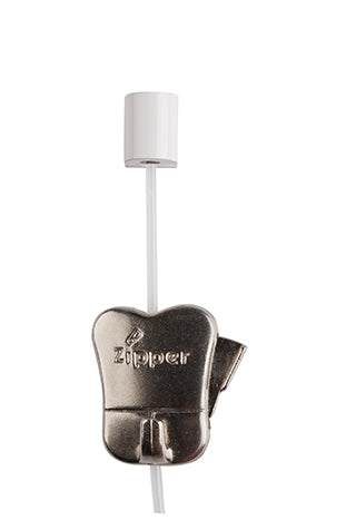 STAS j-rail cylinder hook is compatible with STAS zipper, supports heavy art display efficiently.