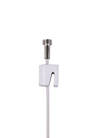 STAS j-rail cylinder hook pairs elegantly with cords in open j-rail setups, holds up to 15kg.