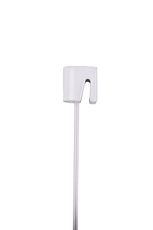 STAS j-rail cylinder hook, heavy duty, securely holds art via steel cables up to 15kg.