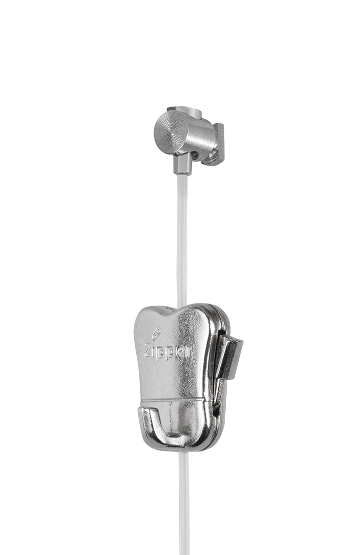 STAS plasterrail hook: Compatible with gliders for versatile hanging; up to 15kg.