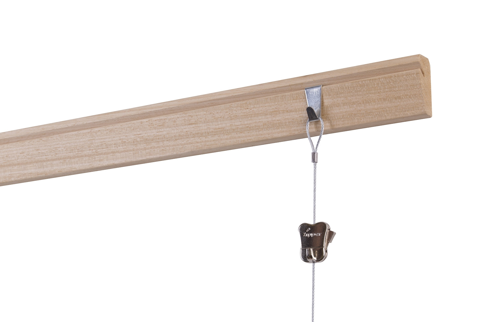 STAS riva moulding hook supports perlon and steel cables for secure hanging.