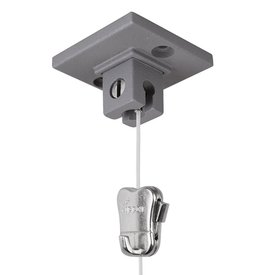 STAS qubic pro: Mount art easily on walls or ceilings with 20kg capacity.