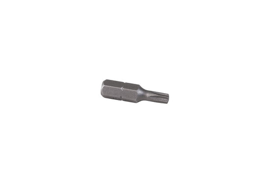 Screwdriver bit Torx T20, 25mm, fits STAS minirail clipscrew, compatible with manual/electric drivers.