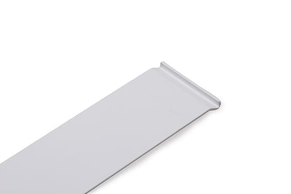 STAS tunica white 95 cm coat hanger offers quick, no-drill installation on most STAS hanging systems.